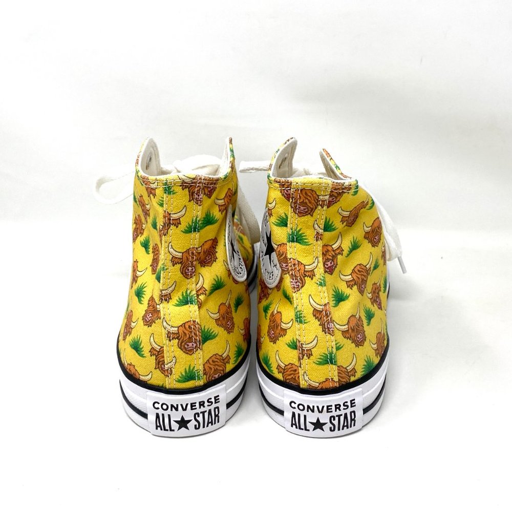 💖MEGA SALE💖Converse Chuck Taylor Ctas HI Highland Yellow Canvas Men's A02378C - Picture 3 of 9